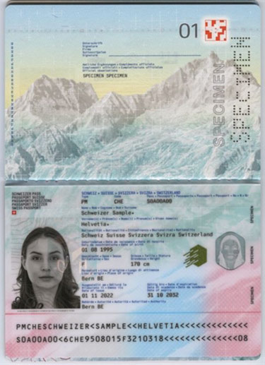 Muster-Pass-Innenseite